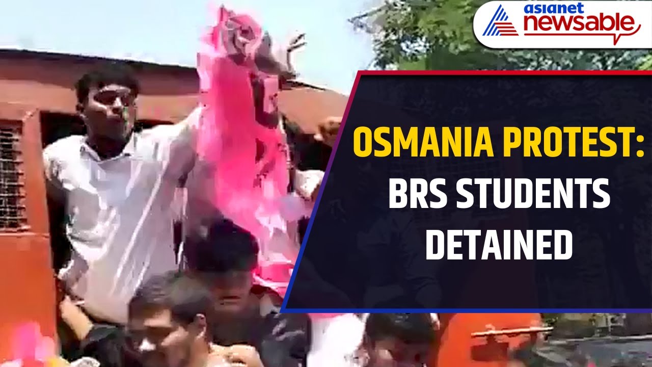 Protest Erupts Over Osmania University Ban &ndash; BRS Vidyarthi Vibhagam Members Detained!
