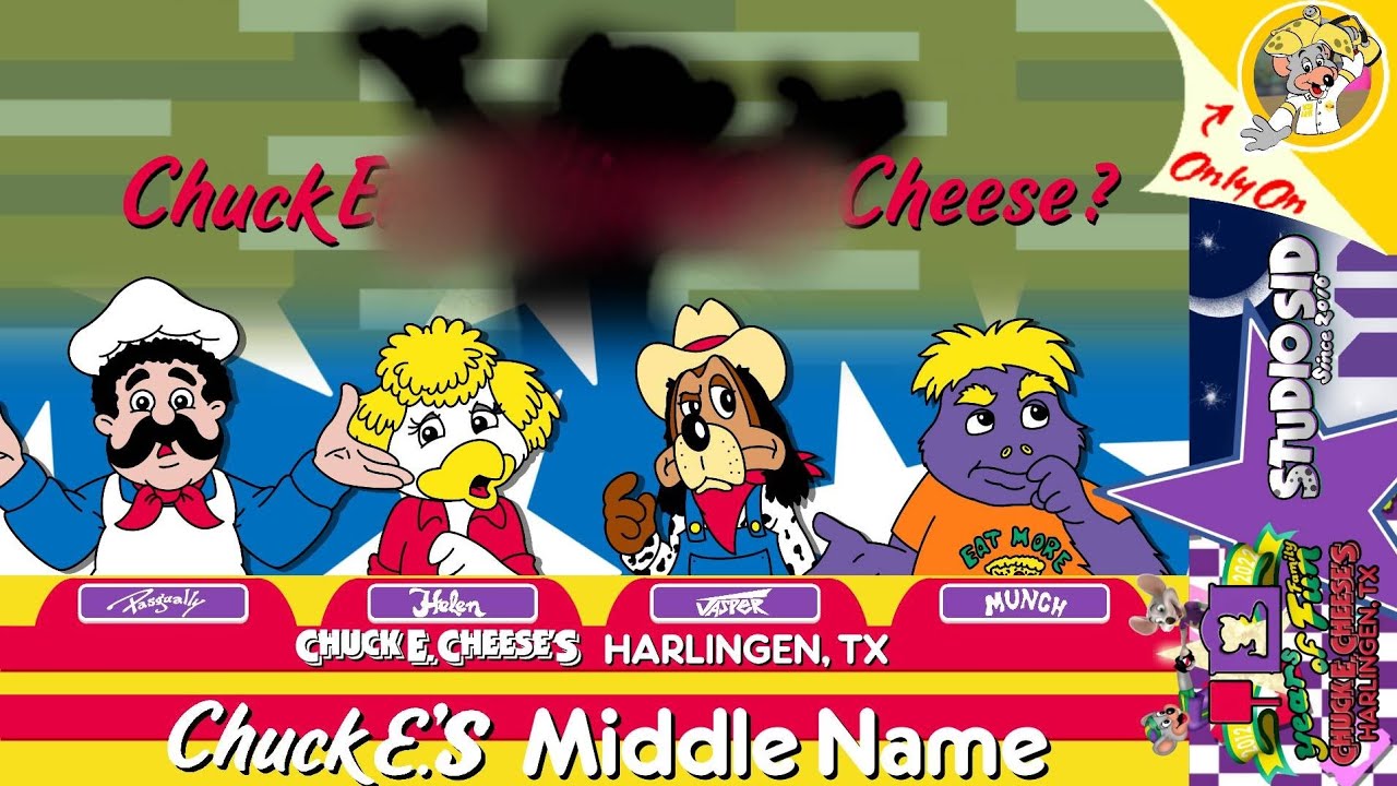 Chuck E. Cheese's Harlingen, TX - Chuck E's Middle Name
