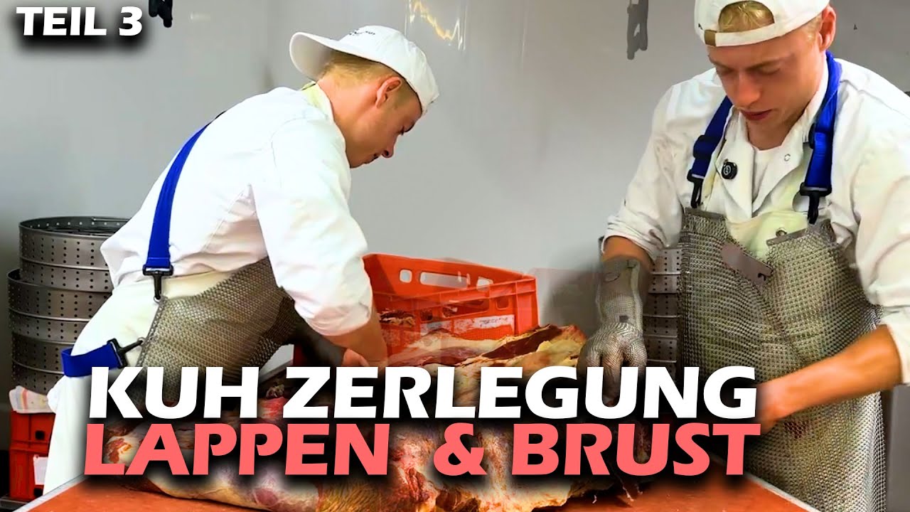 Lappen und Brust einer Kuh richtig zerlegen 🔪🐄