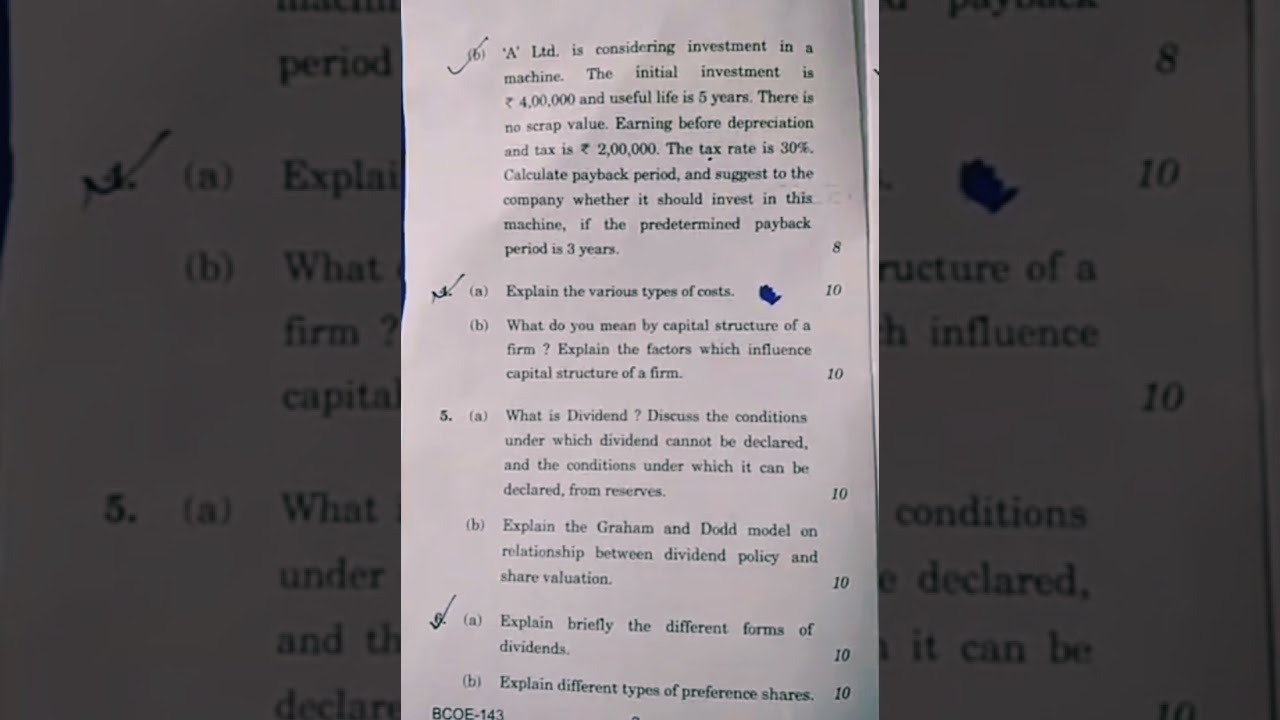 BCOE-143 Question paper dec-2022 in English#IGNOU