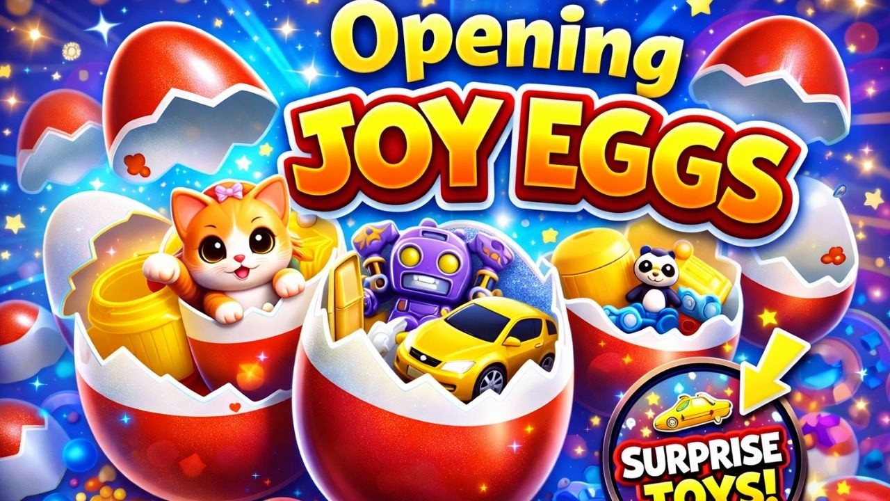 Mystery Joy Eggs Challenge 🥚✨ Finding Hidden Surprises!
