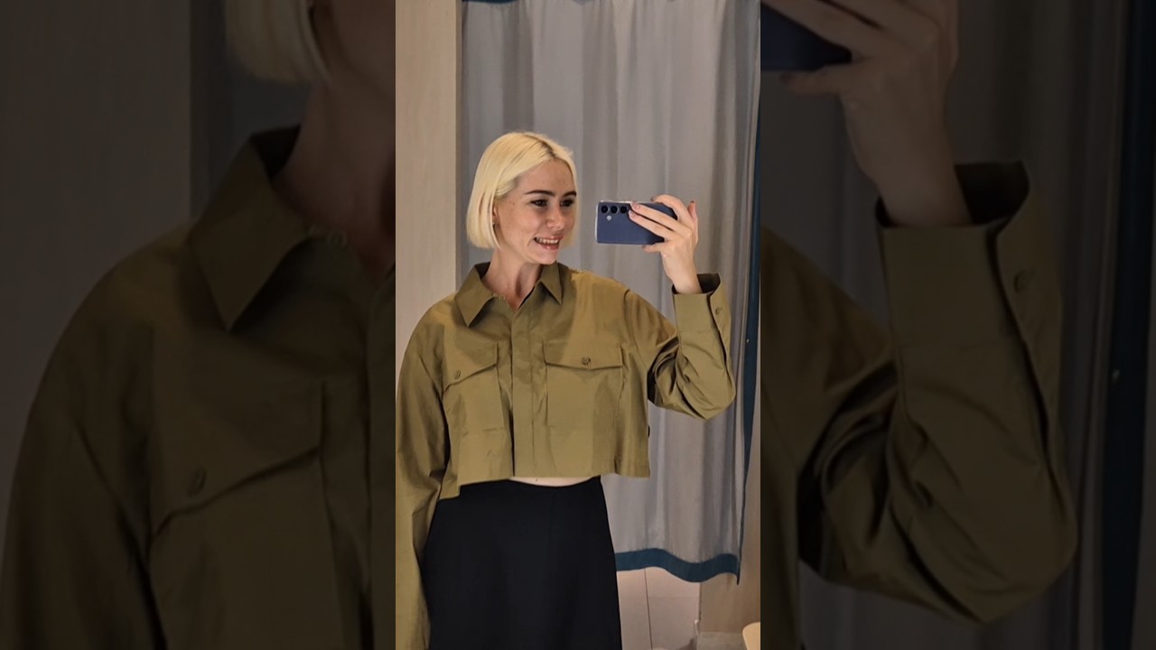 Stylish blouse #hmtryonhaul #hm #fashion #fashion #shorts #hmclothes #blonde #alicedali