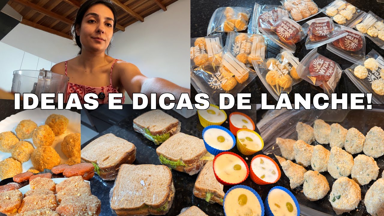 IDEIAS DE LANCHE SAUDÁVEL PARA FACILITAR SUA ROTINA | RECEITAS FÁCEIS E PRÁTICAS PARA CONGELAR