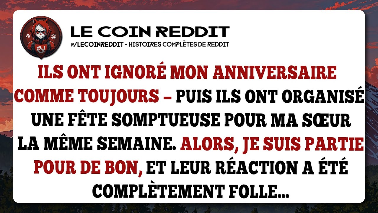 Ils ont ignoré mon anniversaire comme toujours — puis ils ont organisé une fête somptueuse...