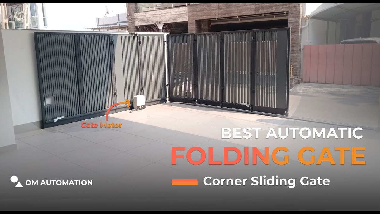 Best Automatic Sliding Folding Gate | 🎥 Latest Gate Design | Om Automation