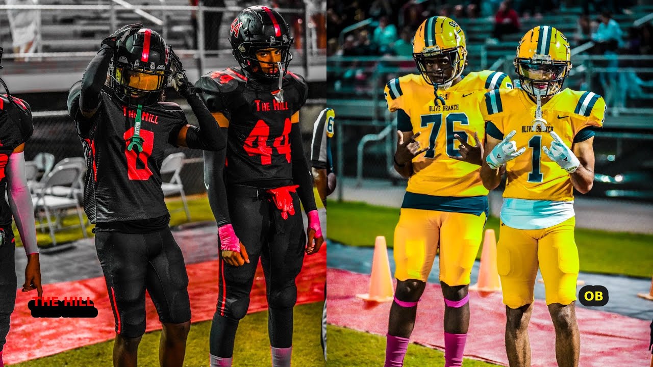 OLIVE BRACH VS CENTER HILL THIS 10 GRADE RUNNING BACK IS A MUST SEE!