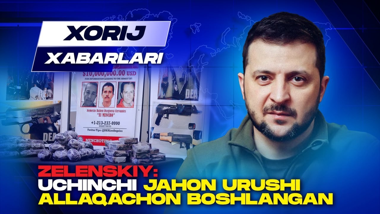 Zelenskiy: uchinchi jahon urushi allaqachon boshlangan