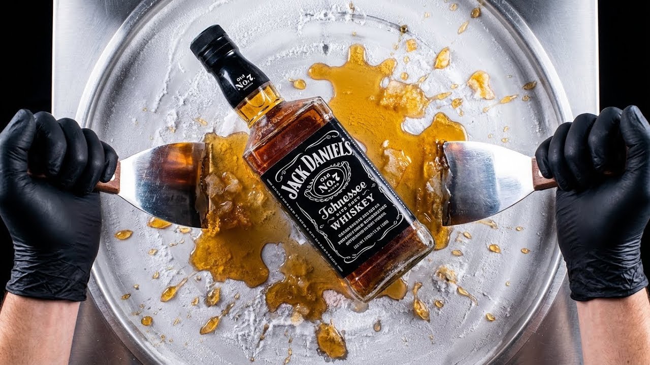 Night in the Kitchen: JACK DANIEL'S Ice Cream Rolls ASMR