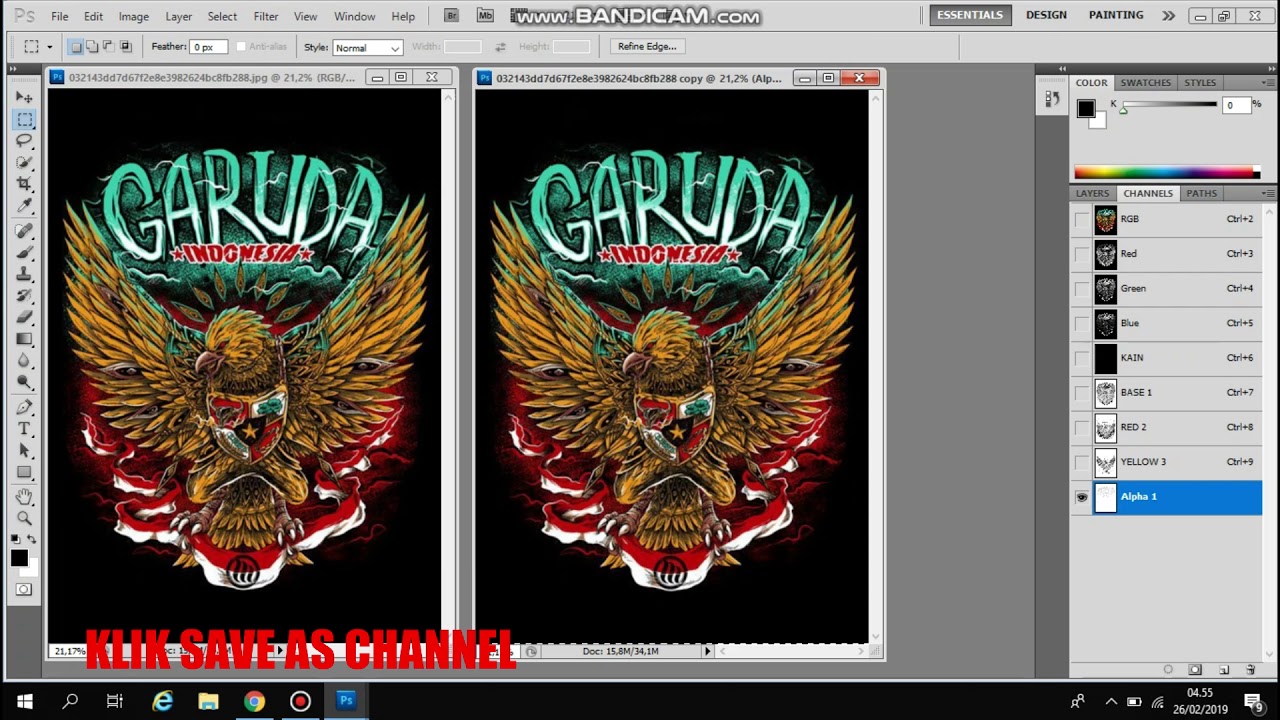 TUTORIAL PISAH WARNA SPOT COLOR DI KAIN GELAP UNTUK SABLON KAOS