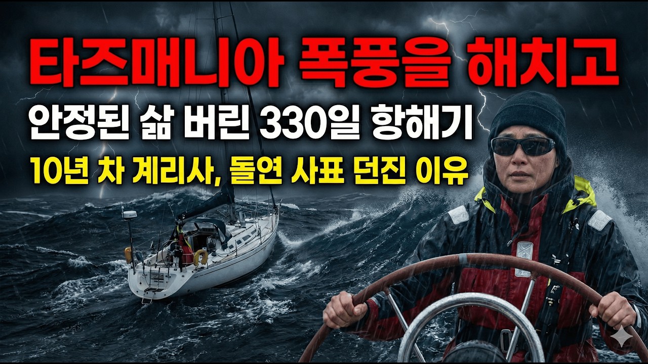 안정된 삶을 뒤로한 330일의 무동력 항해기