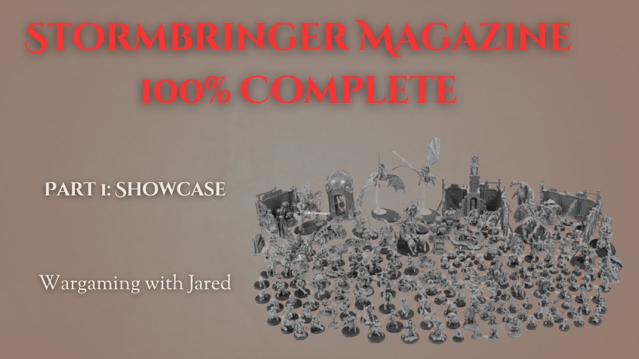 I 100% Completed Stormbringer Magazine from Hachette! Model Showcase