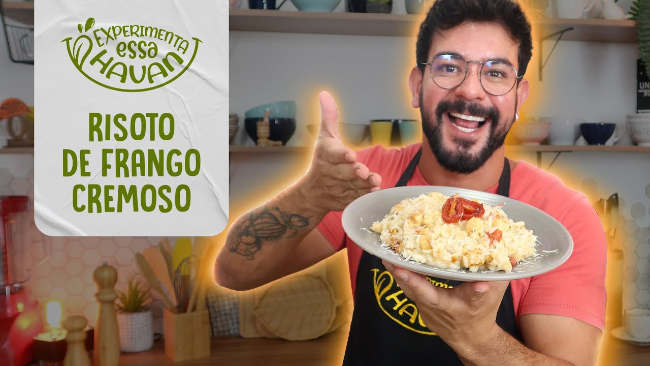 RISOTO DE FRANGO CREMOSO | DIA DOS NAMORADOS