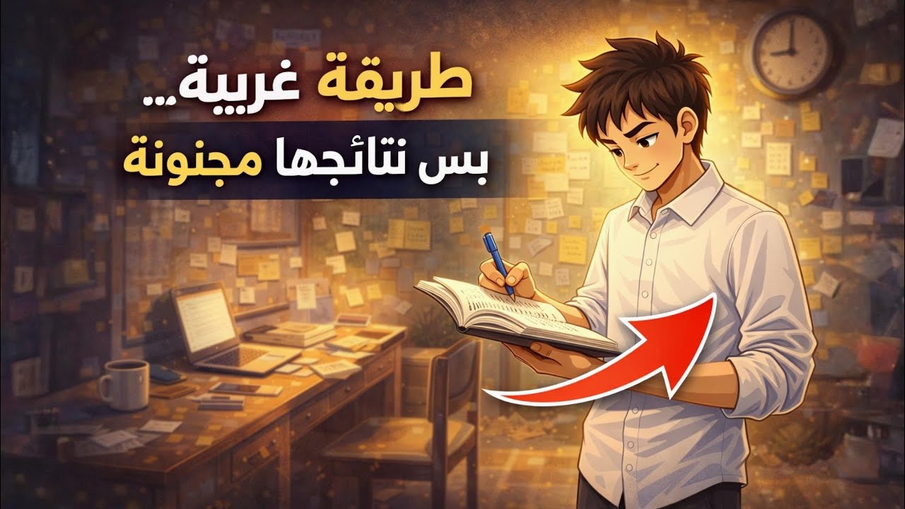 طرق غريبة لكن فعّالة | 5 أشياء يفعلها المتفوقون أثناء الدراسة 🔥