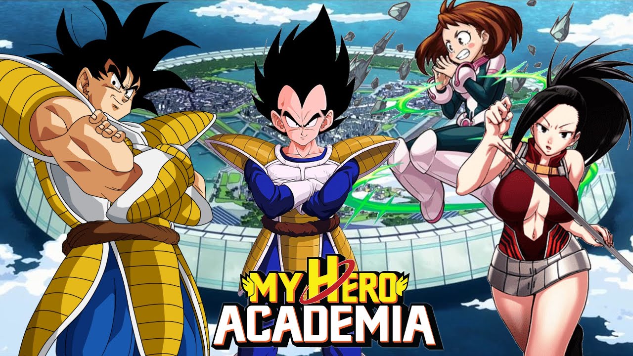 Какаротто и Веджета приземляются на планете из Boku no Hero Academia | Часть 1