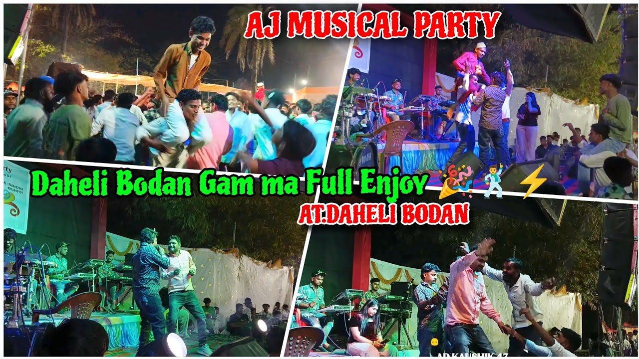 Daheli Bodan Gam ma Full enjoy 🔥💃🕺|| AJ Musical  Party 🎹🥁|| Bodan Gam  Ma Nimesh bhai Chale 🔥🔥