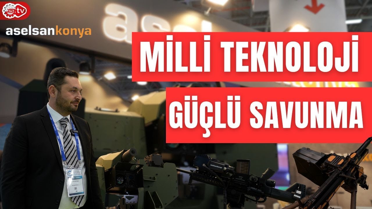 Aselsan Konya Saha Expo'da Yeni Silahlarını Tanıttı | Sanayi Tv Saha Expo'da @Aselsan Konya
