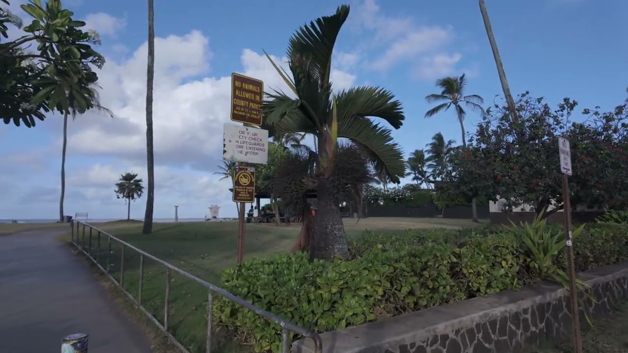 Poipu Beach Kauai | 4K  Scenic Walk