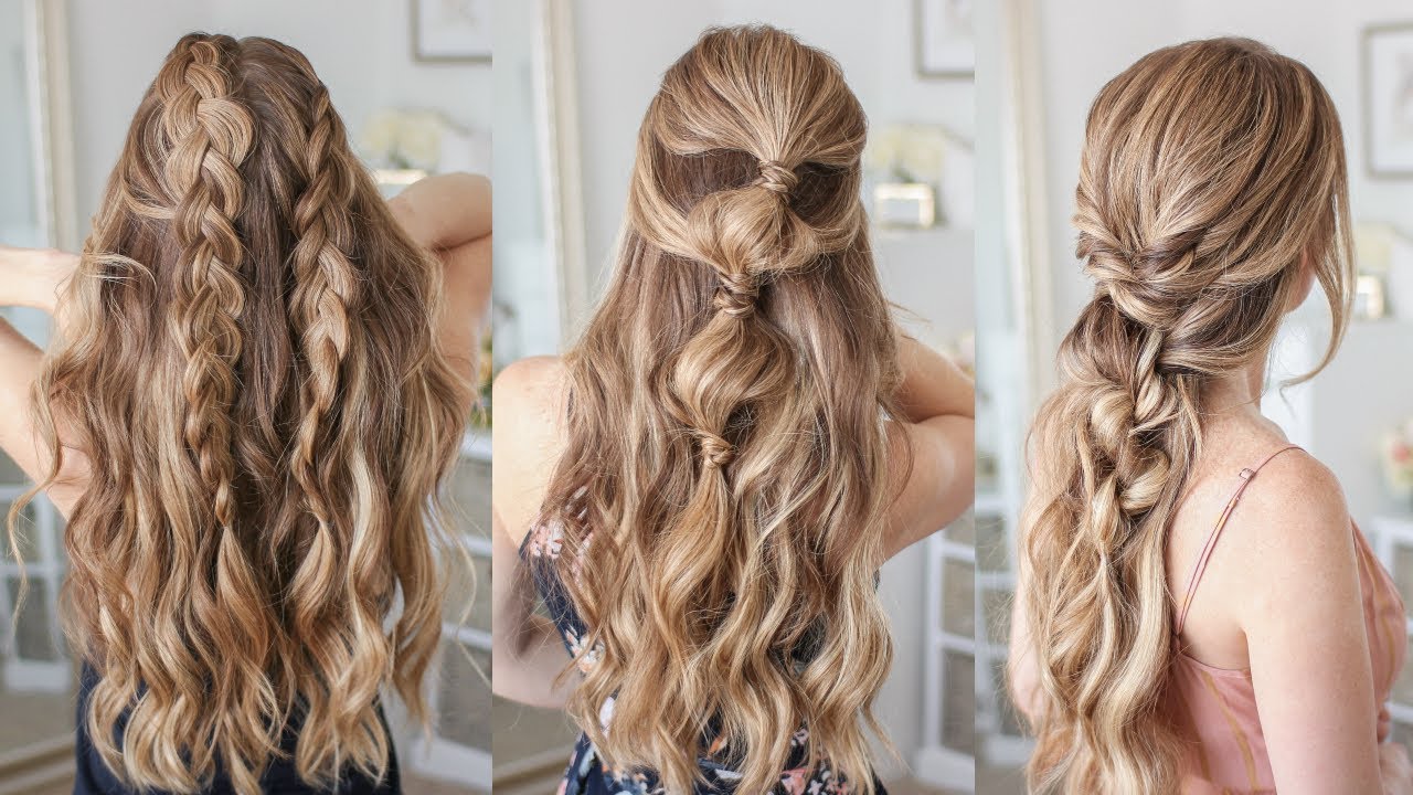 3 Half Up SUMMER Hairstyles | Missy Sue