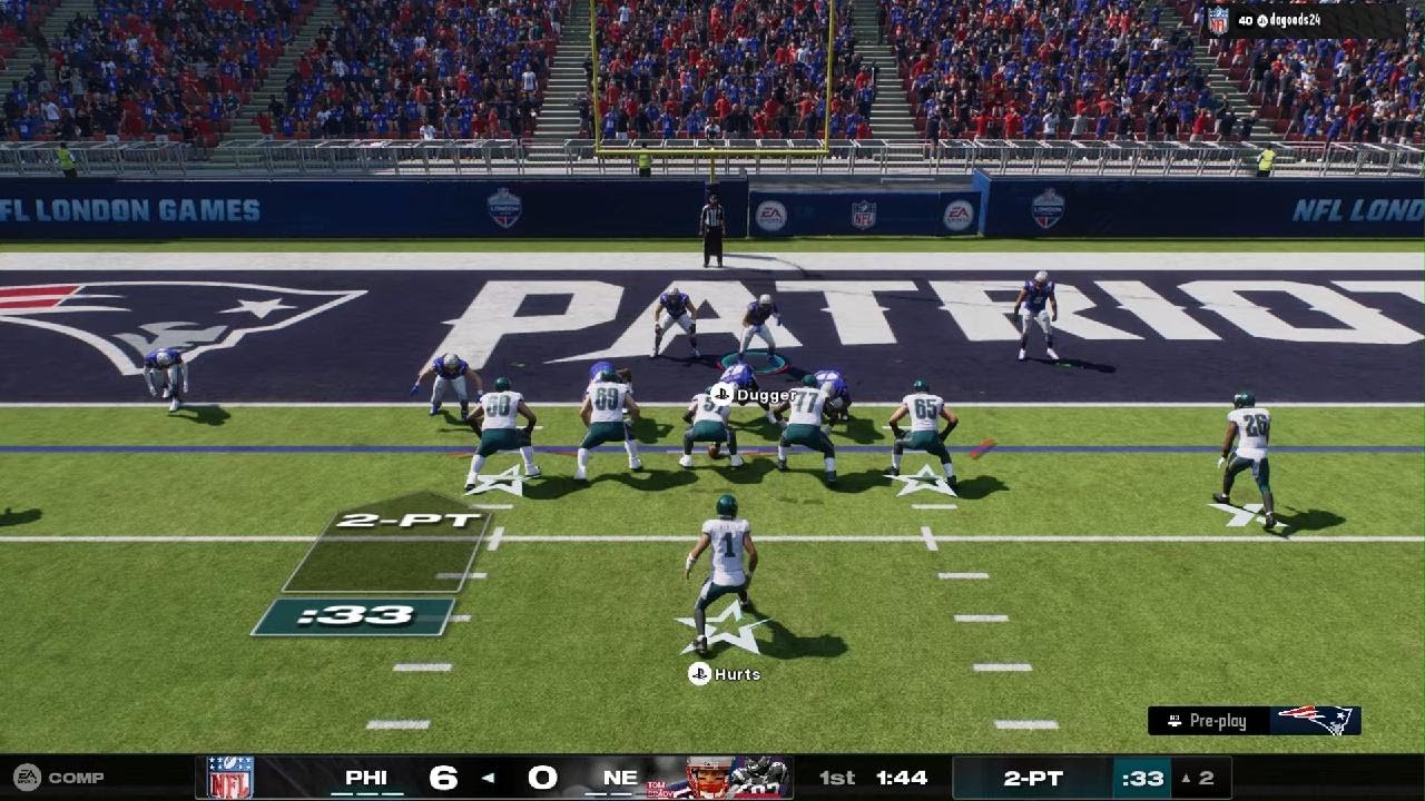 Eagles vs Patriots| Madden NFL
