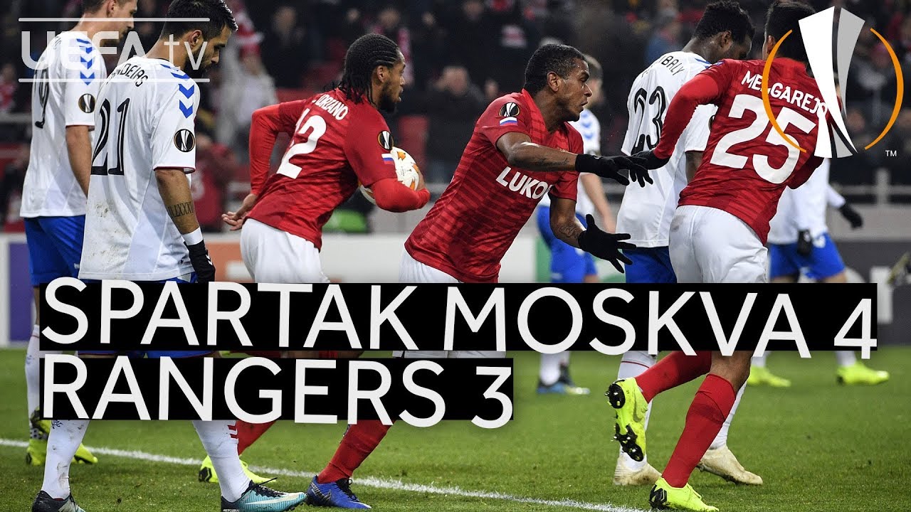 SPARTAK MOSKVA 4-3 RANGERS #UEL HIGHLIGHTS