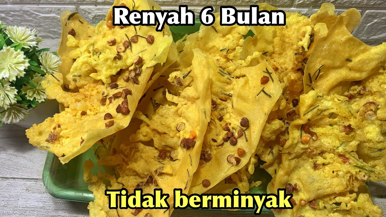 Rempeyek Kacang anda tidak bisa renyah 6 Bulan?Yuk simak Vidio ini, Peyek Renyah dan Tidak Berminyak