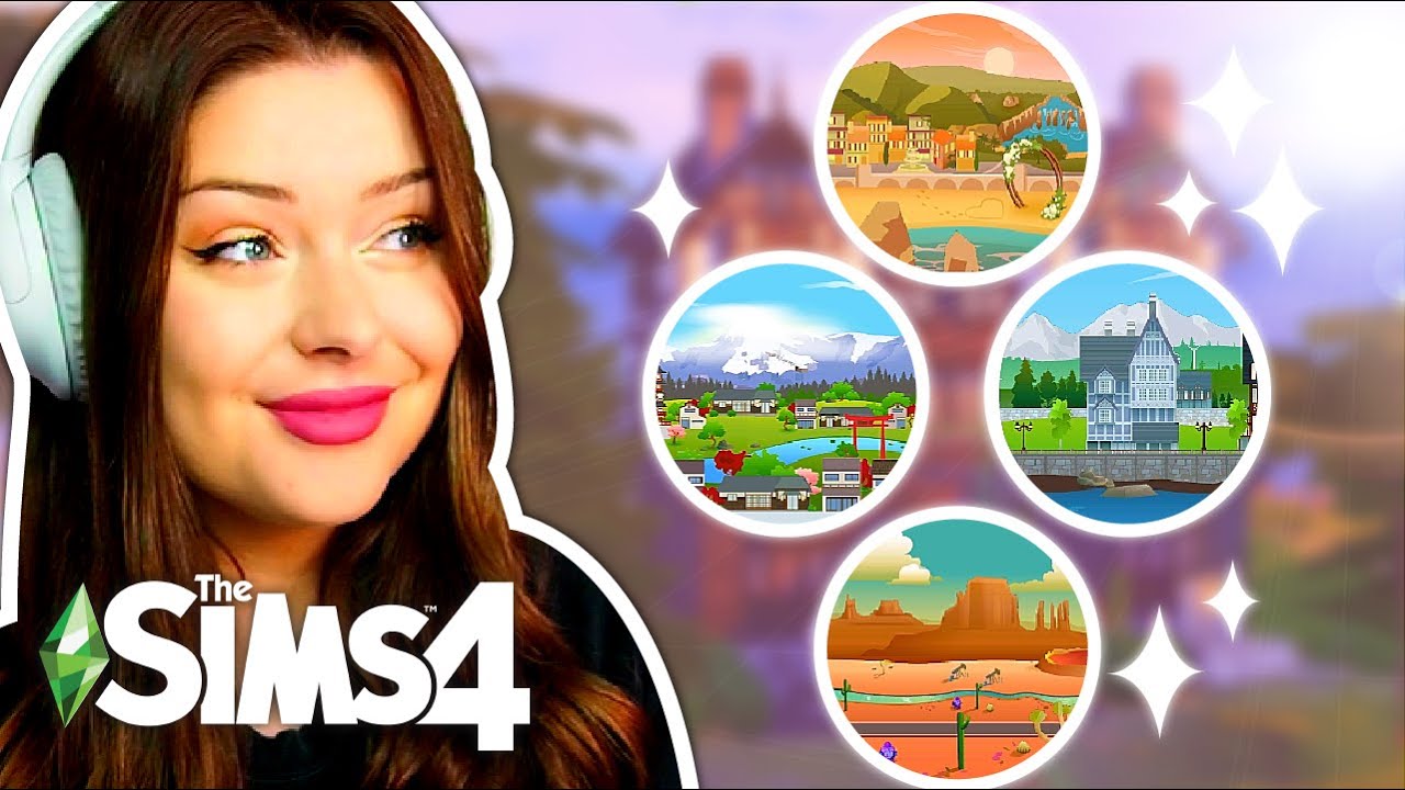 Building a Hotel But Each Room is a Different WORLD in The Sims 4 // Sims 4 Build Challenge