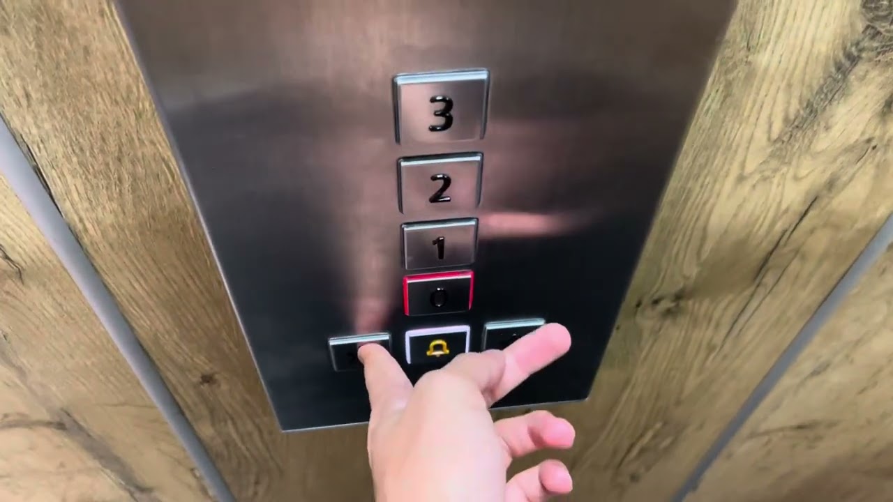 Schindler 3300 Traction Elevator @ B&B Hotel Paris Orly Airport, Paris, France