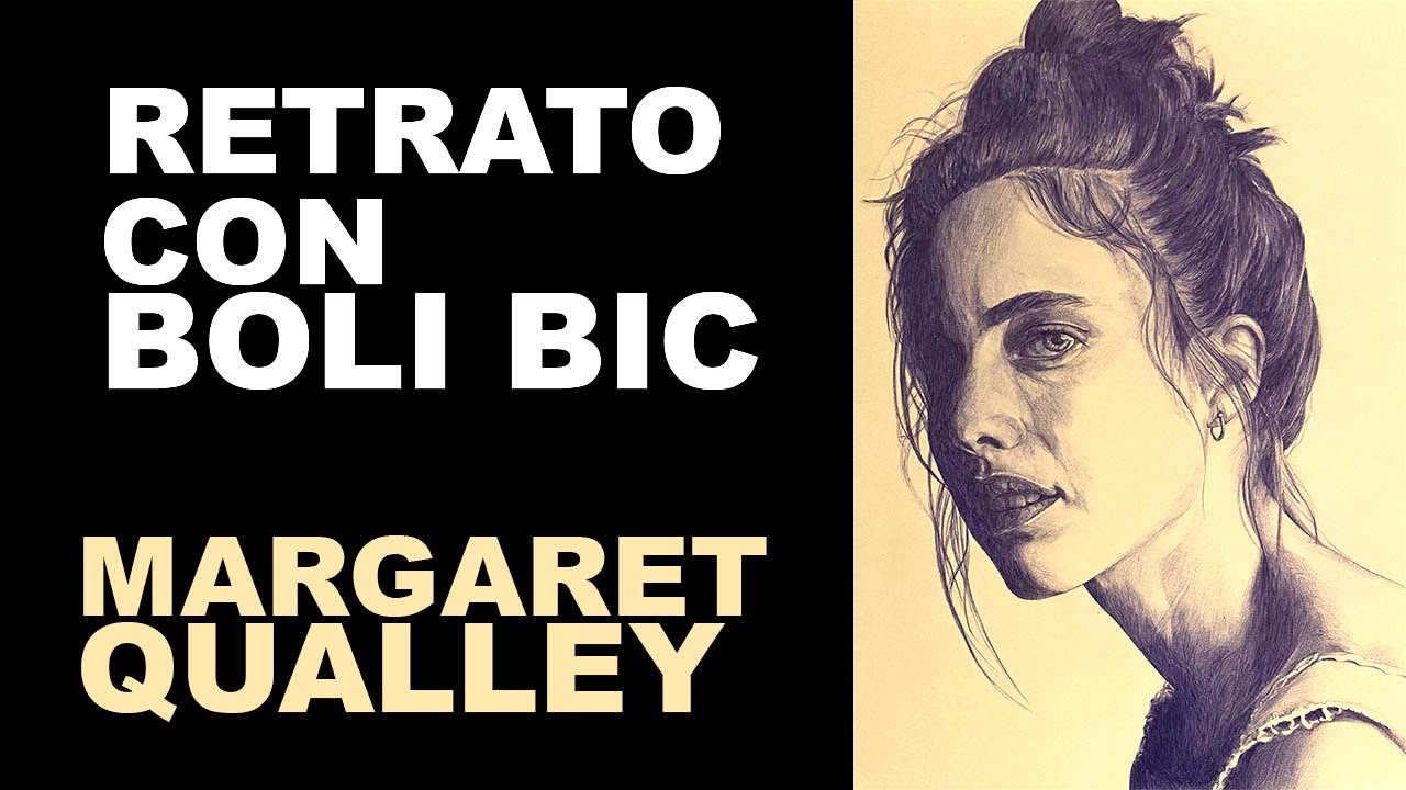 Retrato a BOLI BIC (Margaret Qualley)