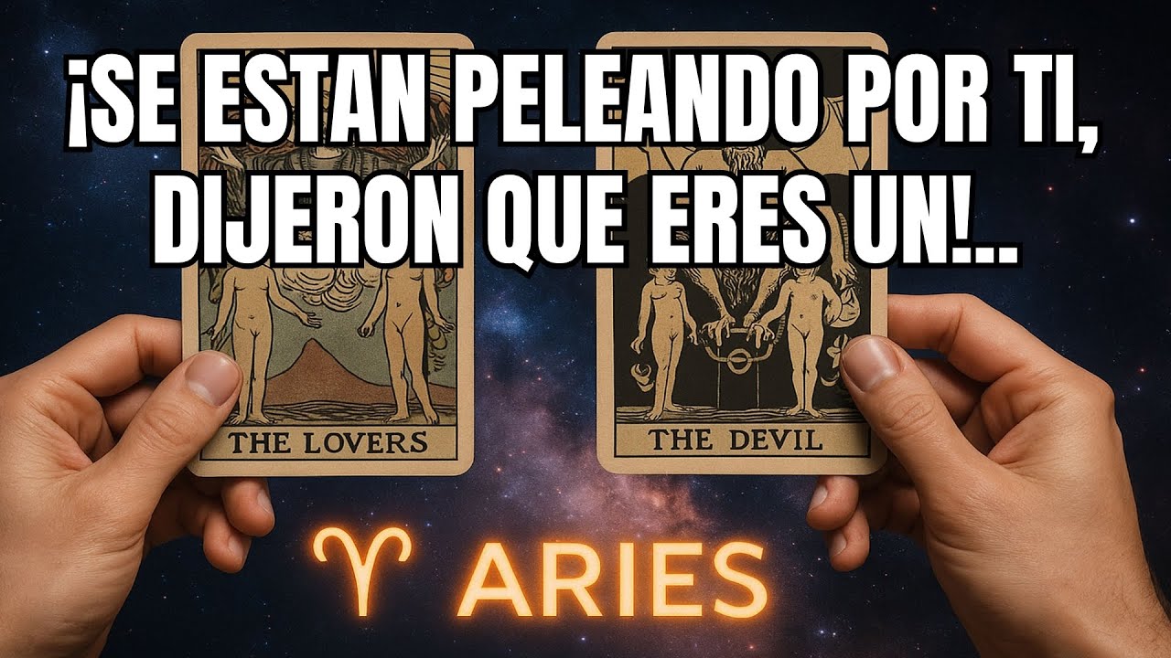 ARIES♈️URGENTE 😥 SE ESTÁN PELEANDO POR TI, ALGUIEN DIJO QUE ERES UN...