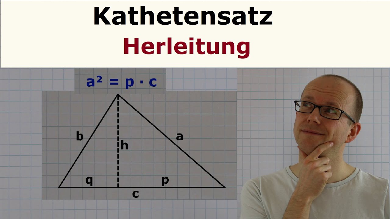 Kathetensatz - Herleitung