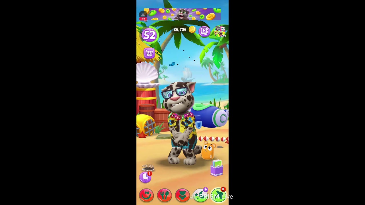 Talking Tom Funny Garena || #Shortsvideo