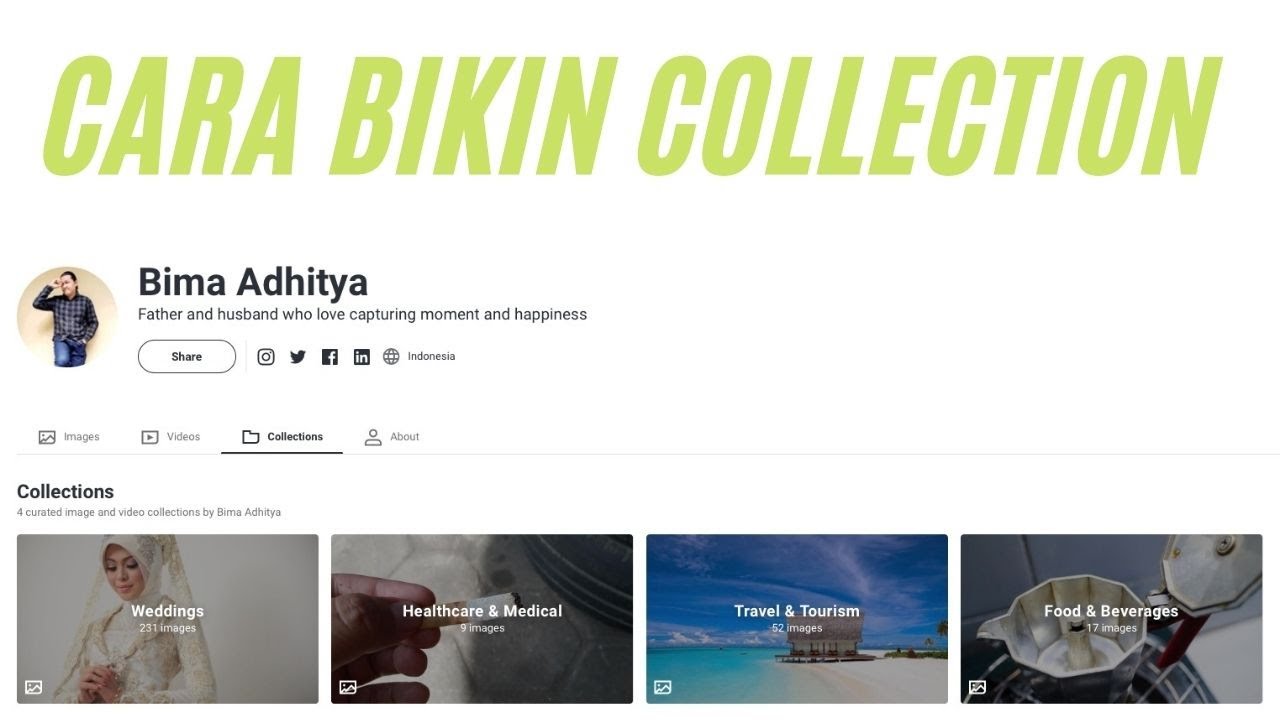Cara Membuat Collection di Shutterstock