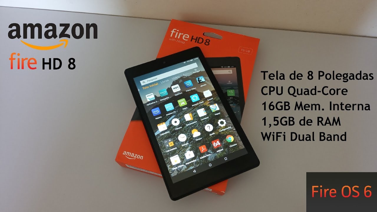 Tablet Amazon Fire HD 8 - Primeiro Mês de Uso (Impressões)
