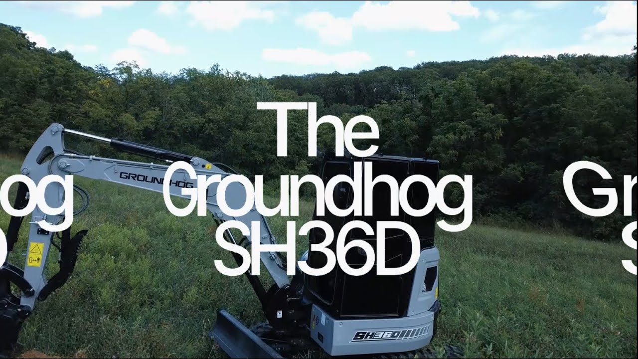 Презентация мощного экскаватора Groundhog SH36D