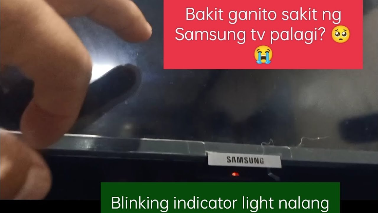SAMSUNG UA55AU7000G - BLINKING INDICATOR LIGHT ONLY, WE SPECIALIST AND SERVICES CALAVARZON AND NCR.