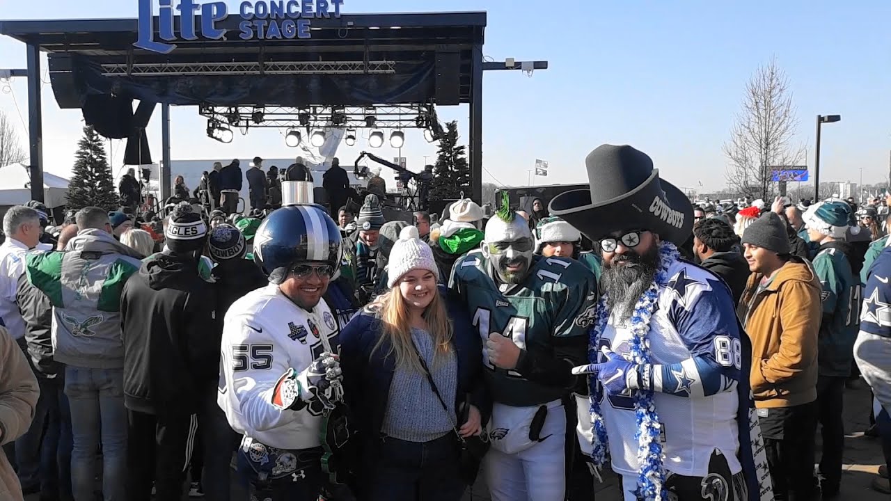 Eagles v Dallas Crazy tailgate Parties outside of The Linc with ESPN Sunday NFL Countdown 12-22-2019