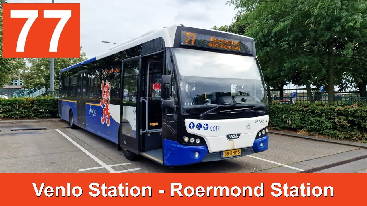 Arriva lijn 77: Venlo - Roermond | Arriva Limburg | Arriva 9012 | 2024
