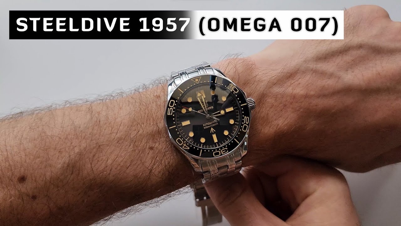 НОВЫЕ часы SteelDive 1957 | Посвящение культовым часам Omega Seamaster 007 | Краткий обзор