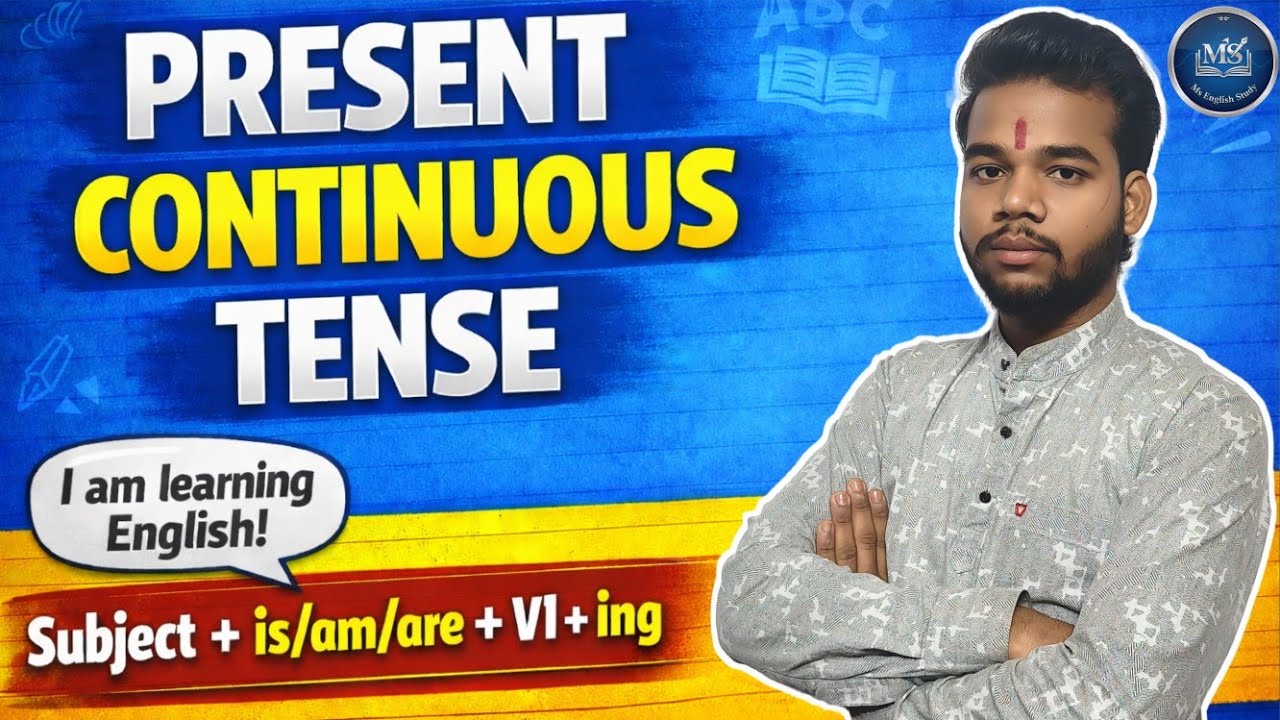 Present Continuous Tense for Spoken English Practice | Hindi to English