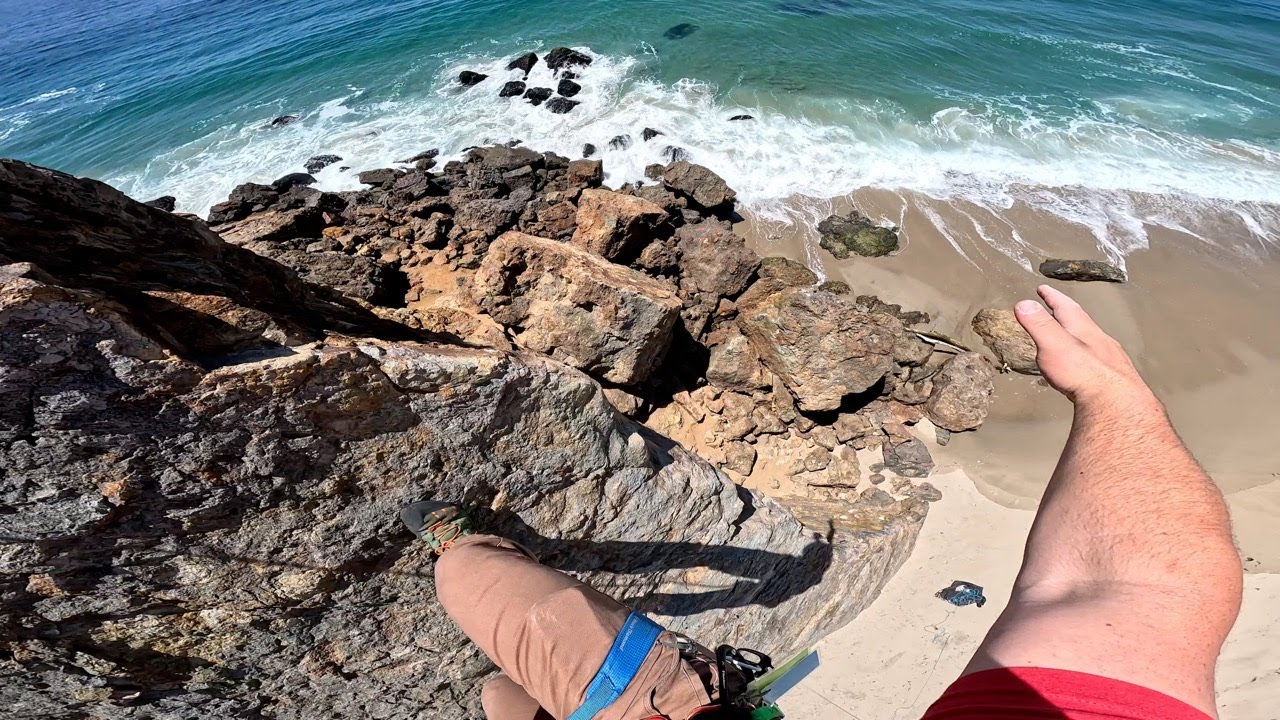 Rock Climbing Point Dume - Malibu, CA