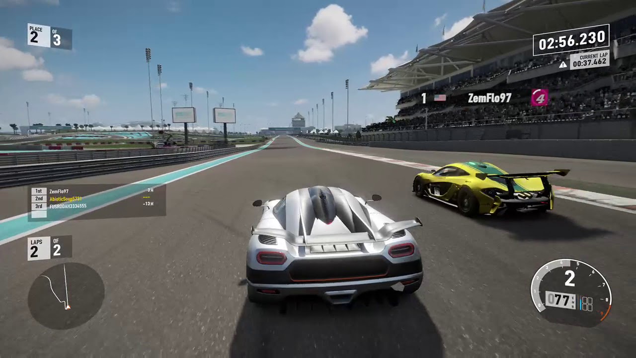 Forza 7 Track battle: Koenigsegg One:1 vs Ferrari FXXK vs McLaren P1 GTR