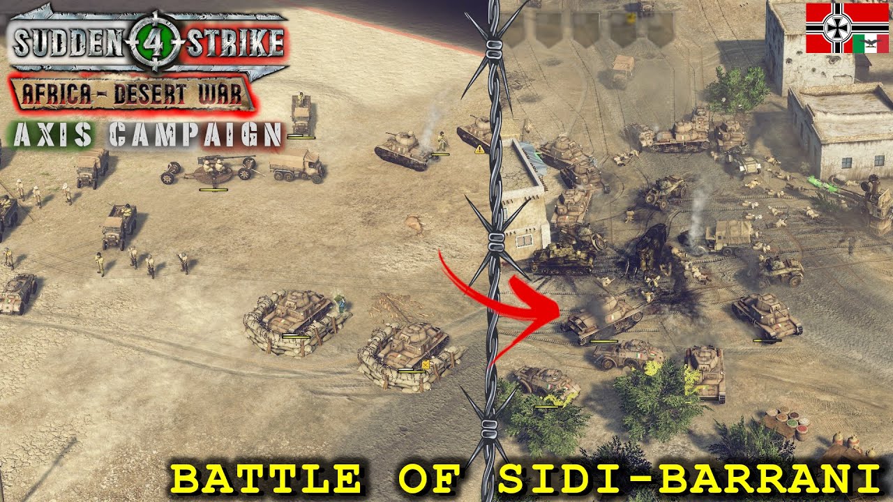 Battle of Sidi-Barrani | Sudden Strike 4: Africa-Desert War DLC | AXIS Campaign | Mission #1