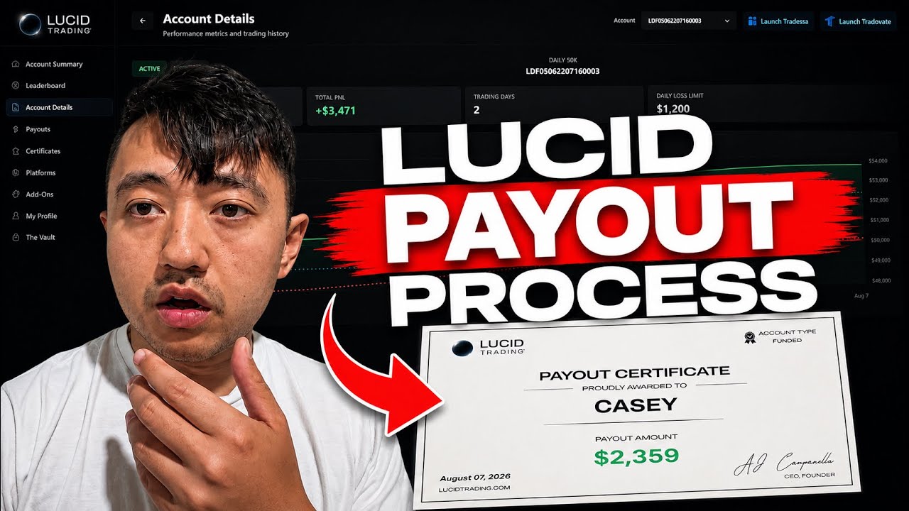 Процесс вывода средств в Lucid / Счета с ежедневными выплатами