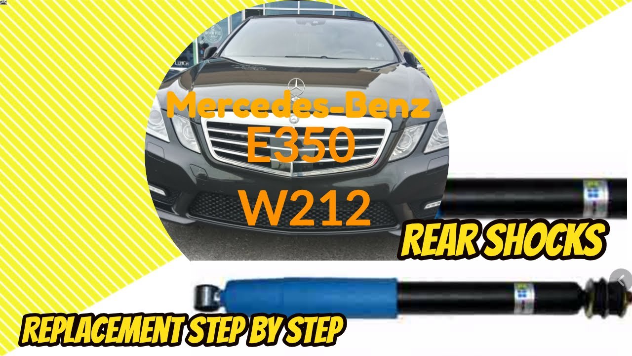 Mercedes W212 E350 Rear Shock Replacement DIY. Step by step replacement! Bilstein shocks!