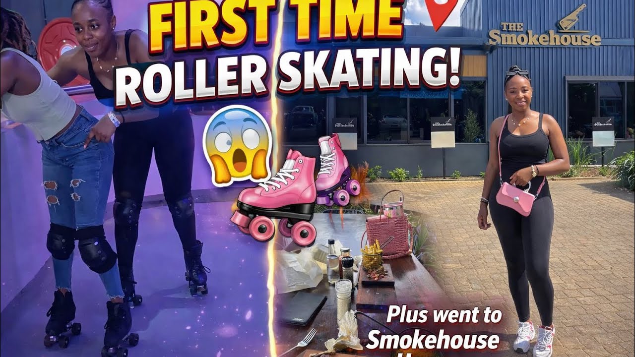 MY VERY FIRST TIME ROLLER SKATING!😭😂//WENT TO THE SMOKEOUSE HARARE❤️💯