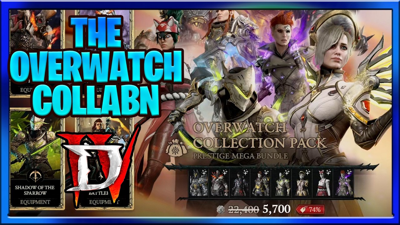 Diablo IV: Сезон 14 &mdash; Первые взгляды на НОВЫЕ скины коллаборации с Overwatch! 👀