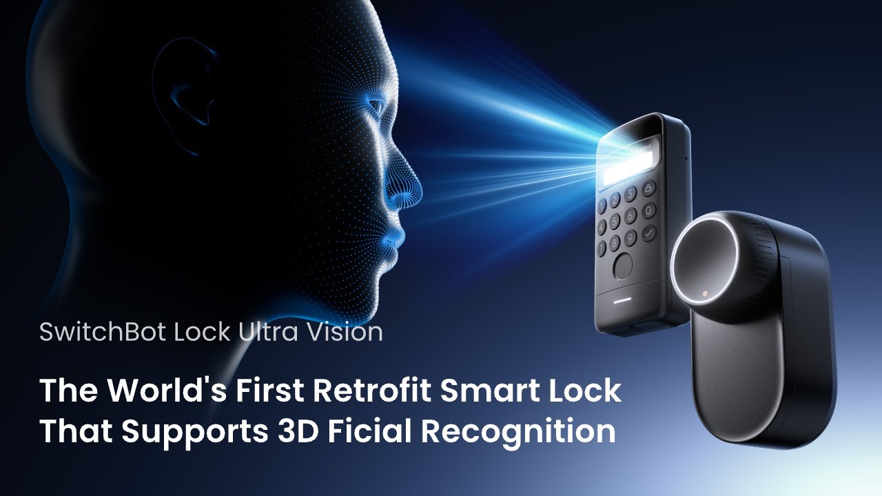 SwitchBot Lock Ultra Vision Combo - Unlock the future, your face is the key.