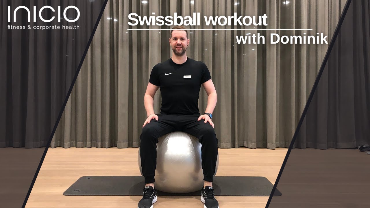 SWISSBALL workout with Dominik