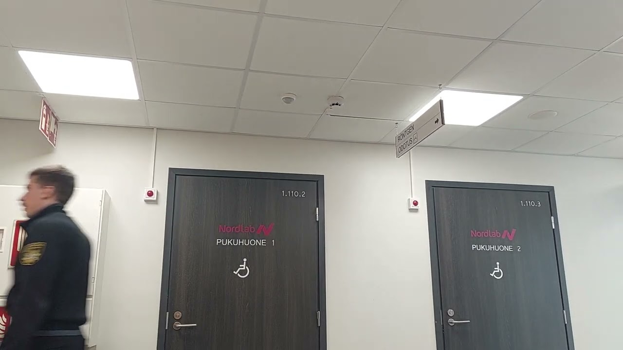 Palohälytys terveyskeskuksessa