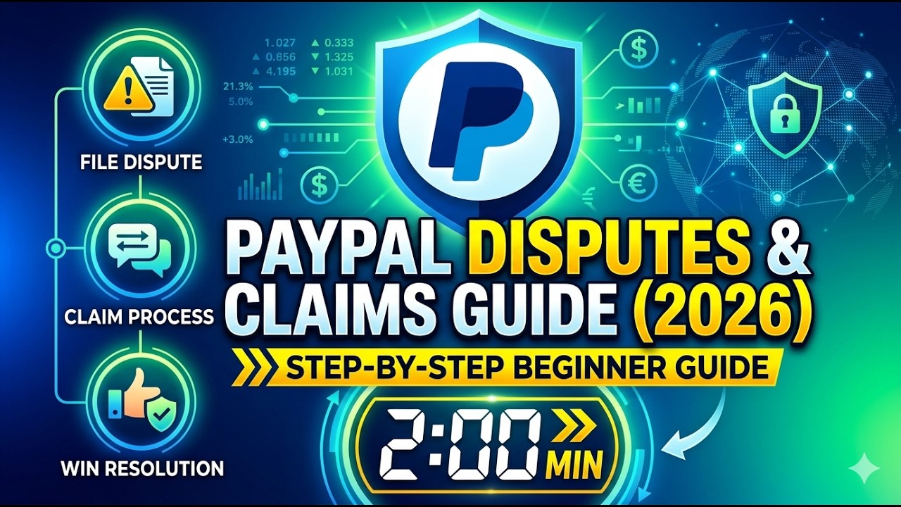 PayPal Disputes & Claims Guide 2026 Step by Step Beginner Guide 2 Min
